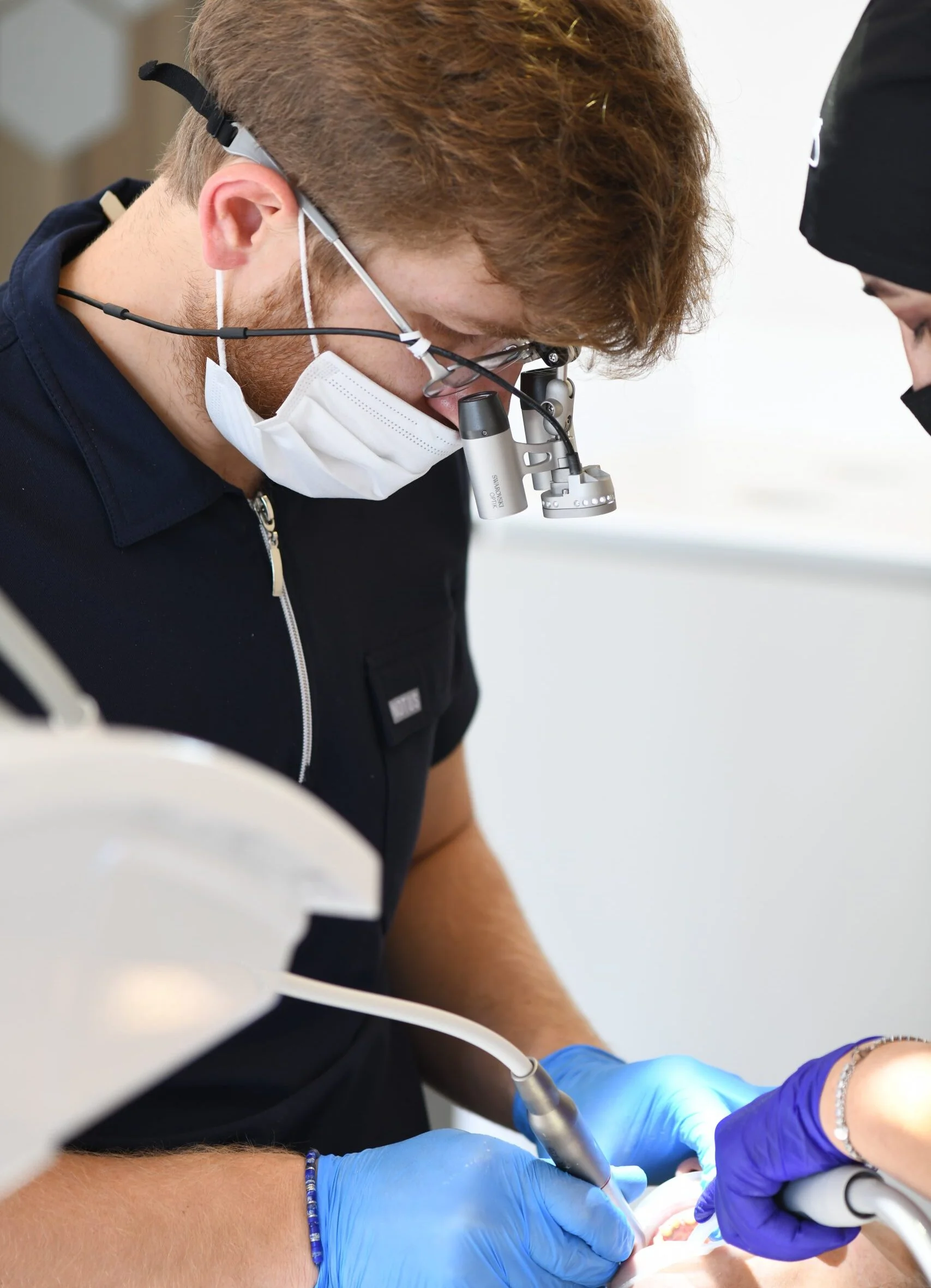 dentist placing a teeth implant turkey