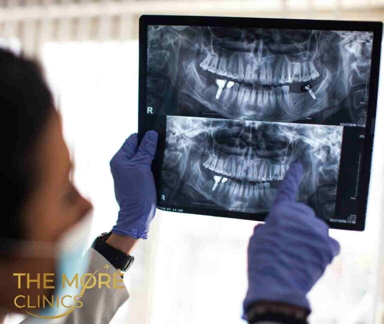 failed dental implant x ray