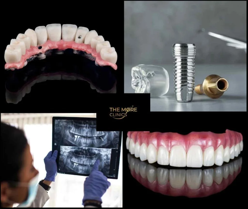 types of full arch dental implants turkey with cost